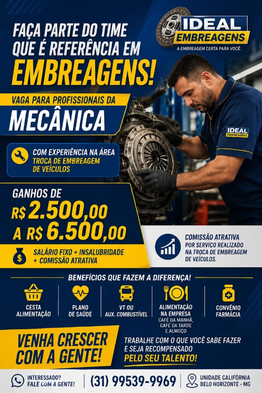 Mecanico com experiencia embreagem