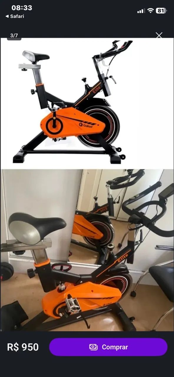 Bicicleta ergométrica 