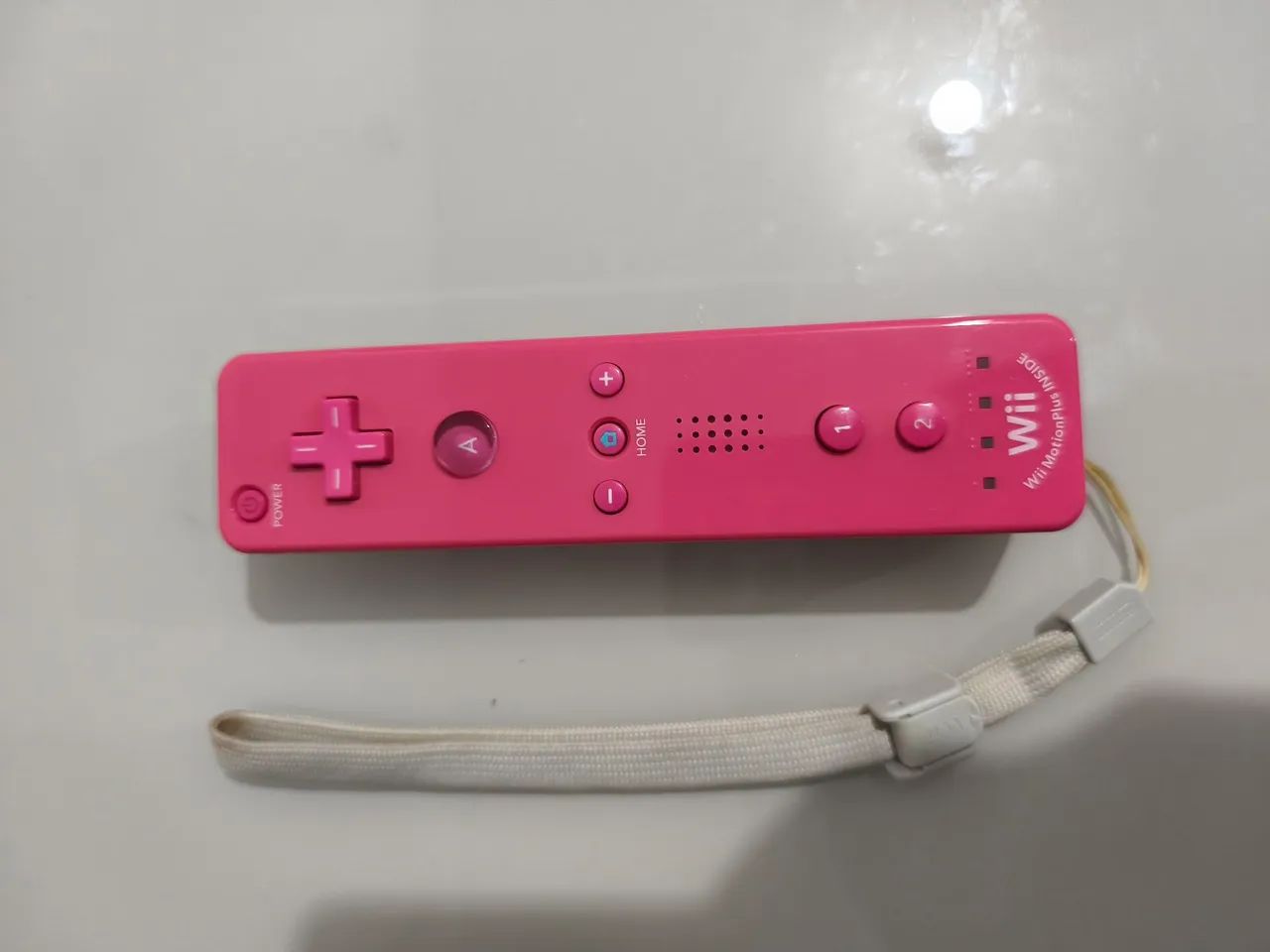 Controle de Wii Rosa com Motion Plus [ORIGINAL] - Foto 5