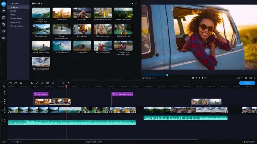 Movavi Video Editor 2026 - Editor de Vídeo Profissional - Foto 2