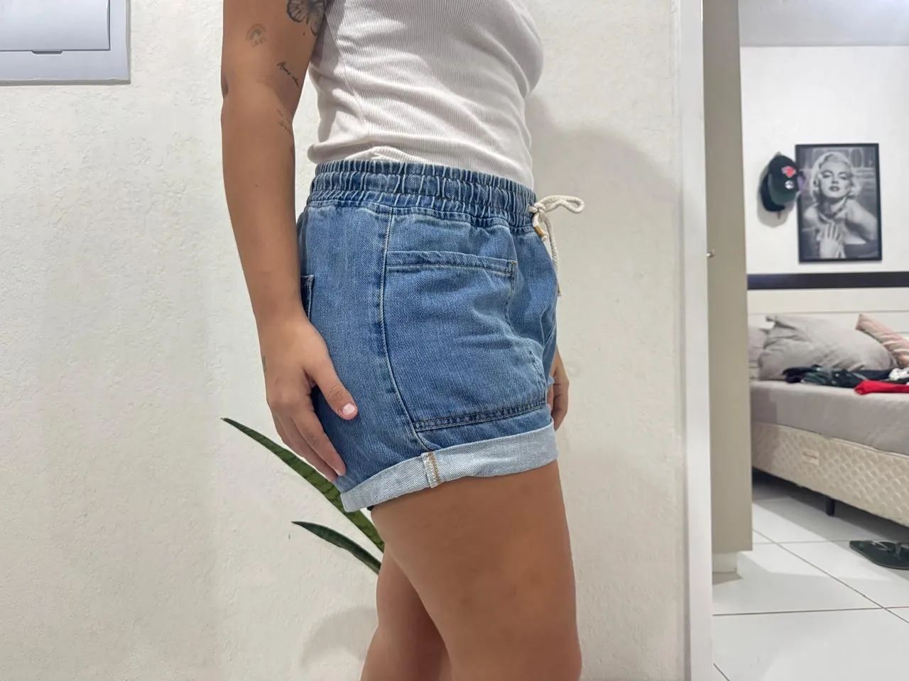 Short Jeans tamanho GG - Foto 2