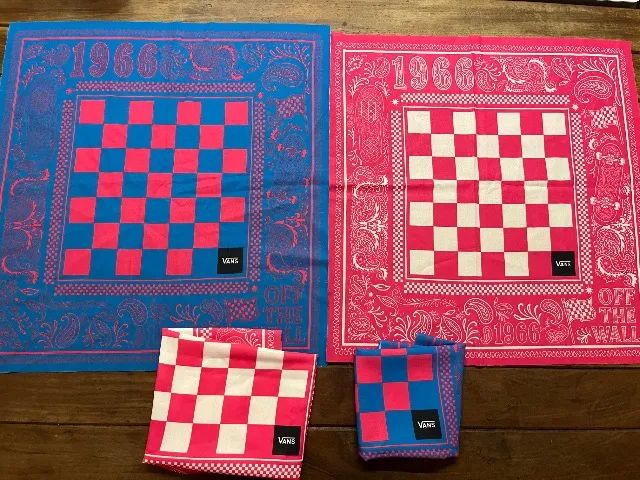 kit 4 bandanas vans