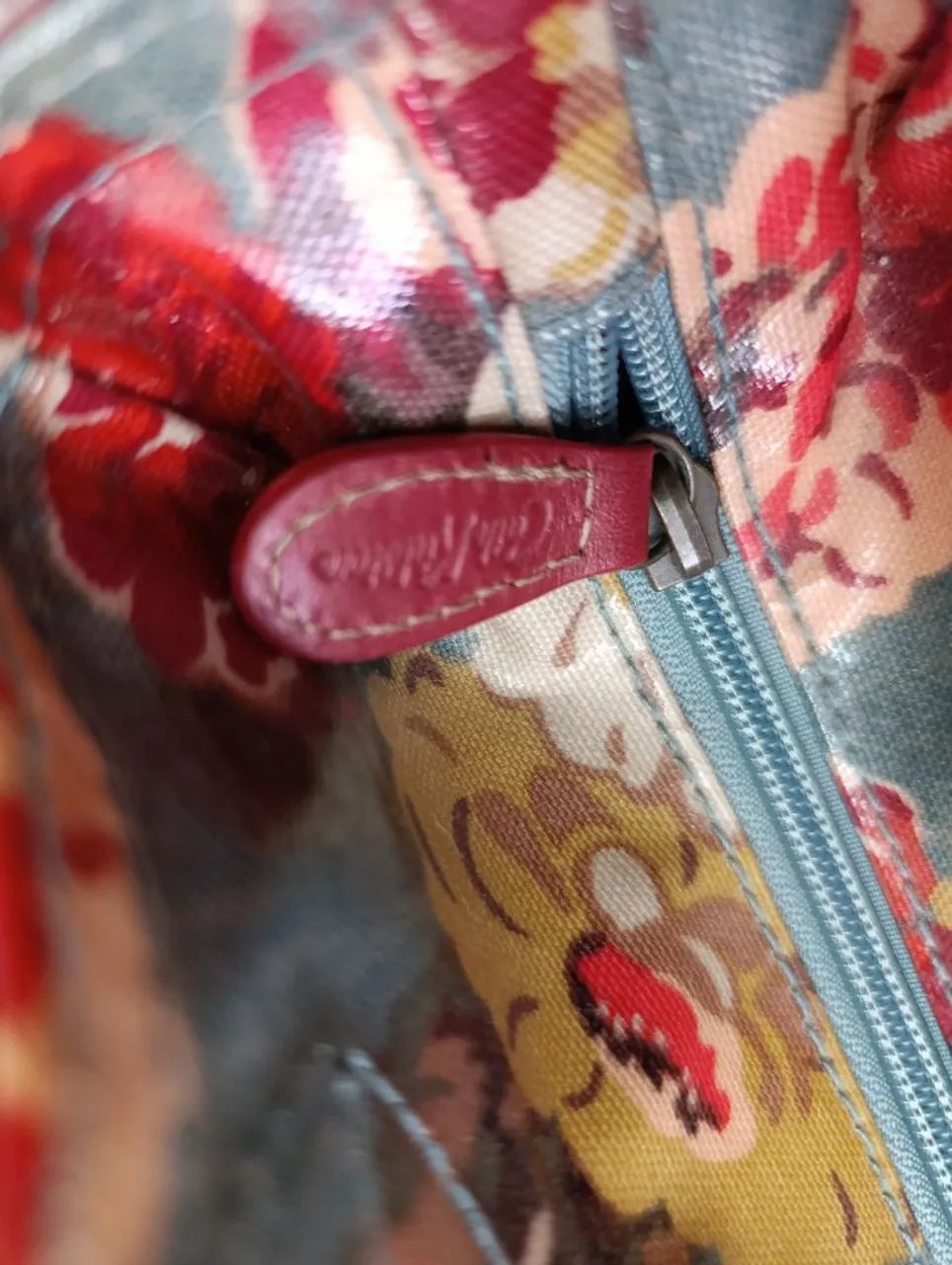 Bolsa florida Cath Kidston pouquíssimo usada - Foto 5