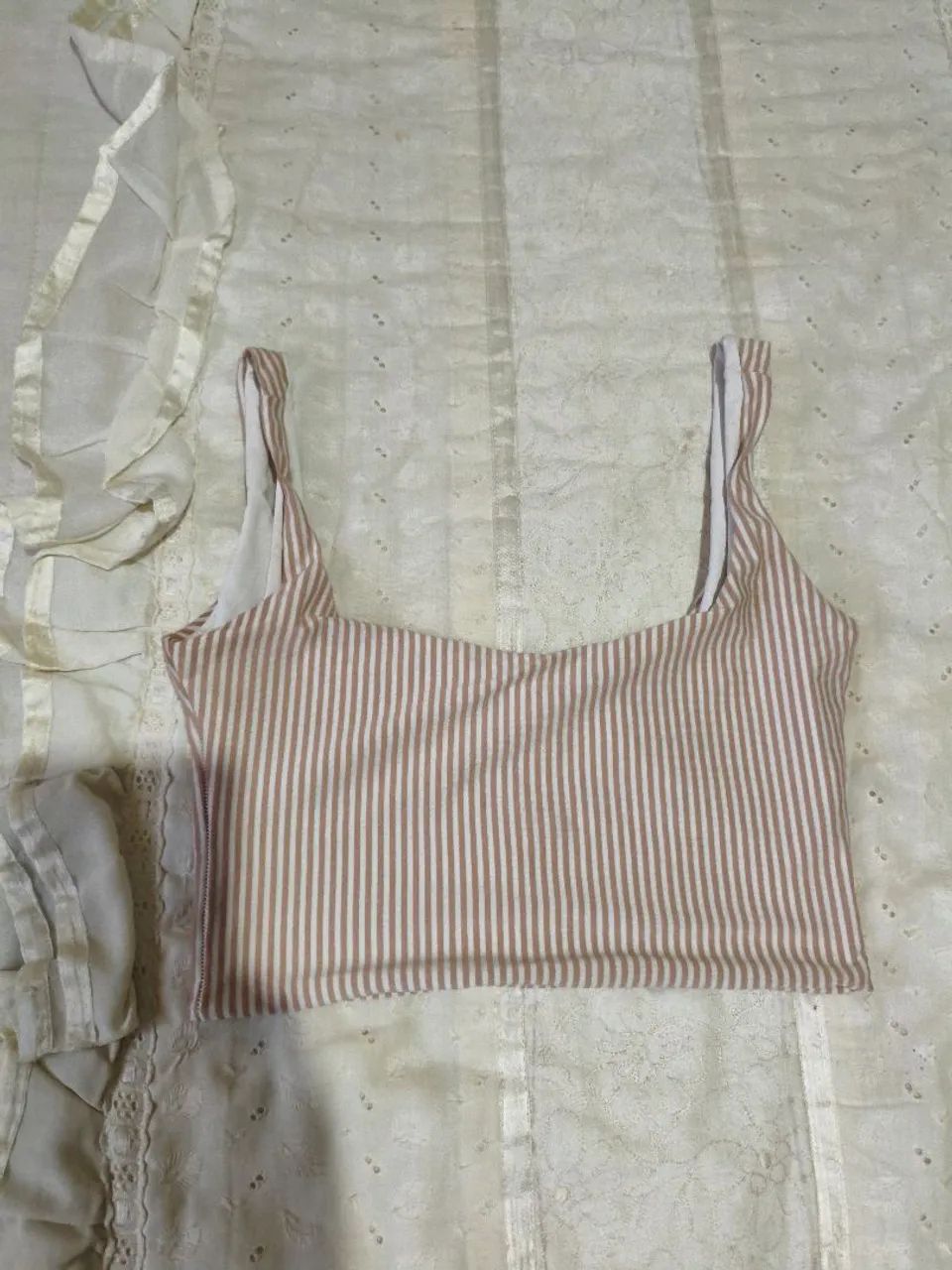 Top listrado P blusa 