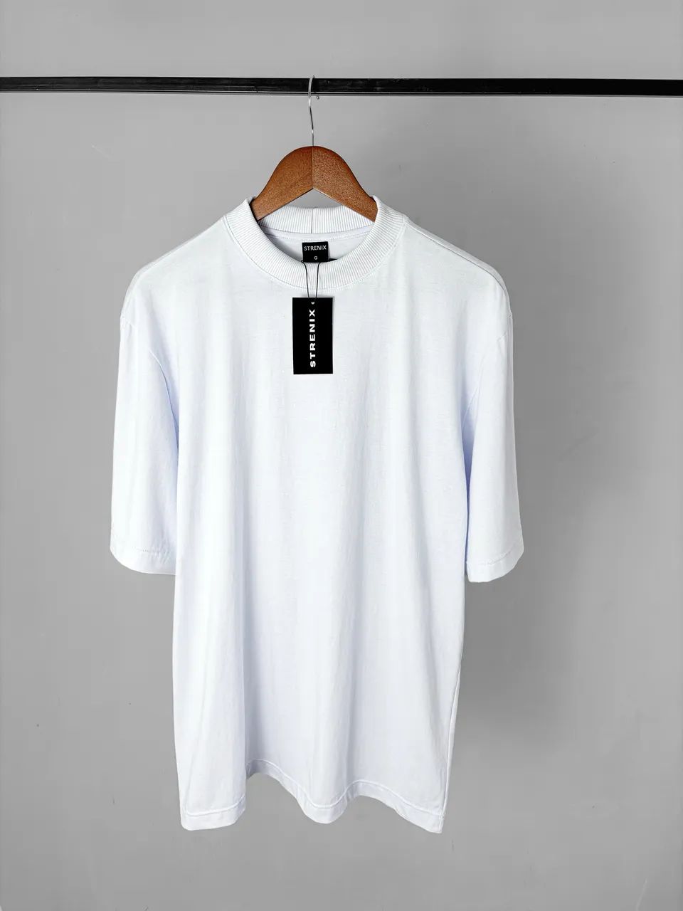 camiseta oversized 100% algodão penteado 