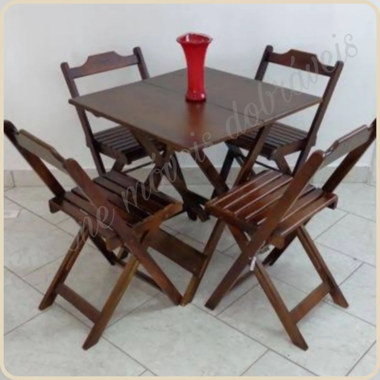 Conjunto Dobrável mesa para bar e restaurante  - Foto 2