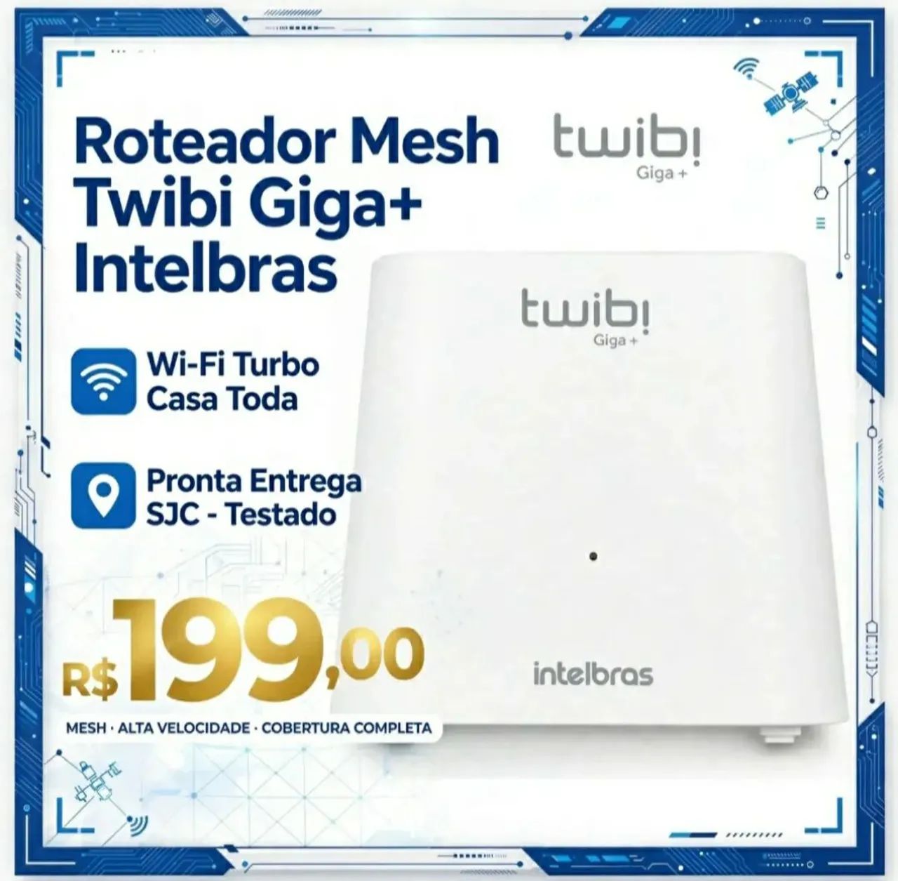 Roteador Mesh TWibi Giga 
