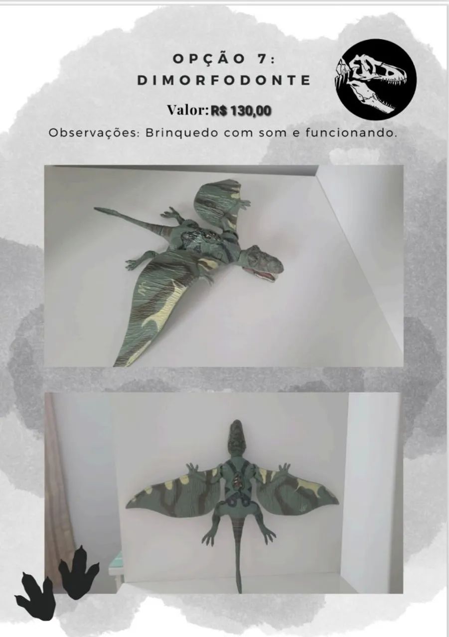 Dinossauros Jurassic World Hasbro com Som Funcionando - Foto 3