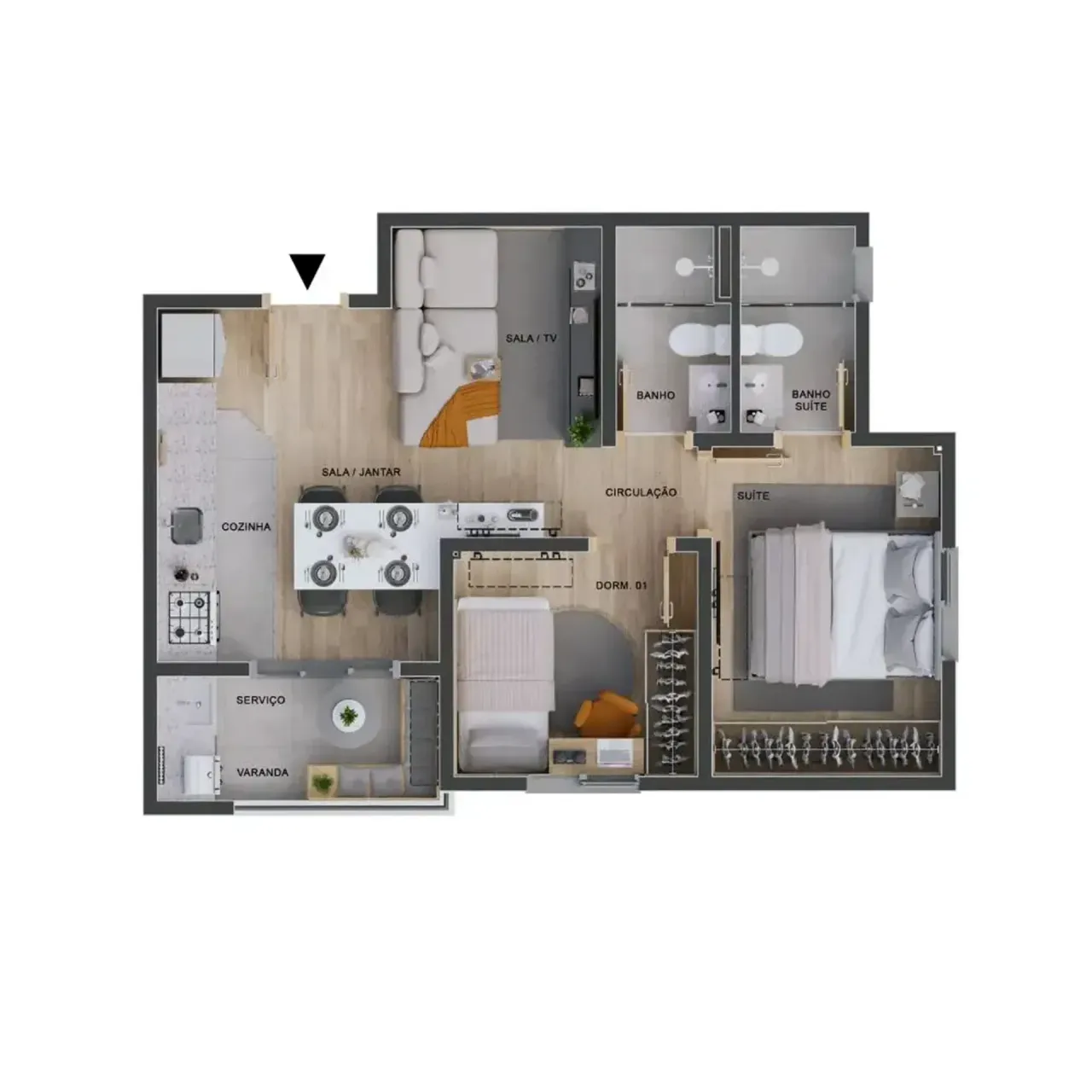 PLANTA 47m²