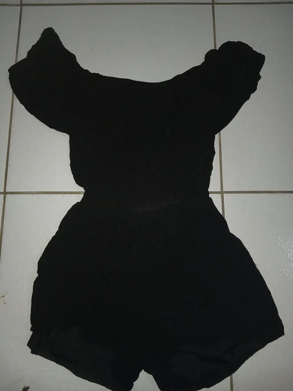Macacão Preto de Poliéster - Foto 2