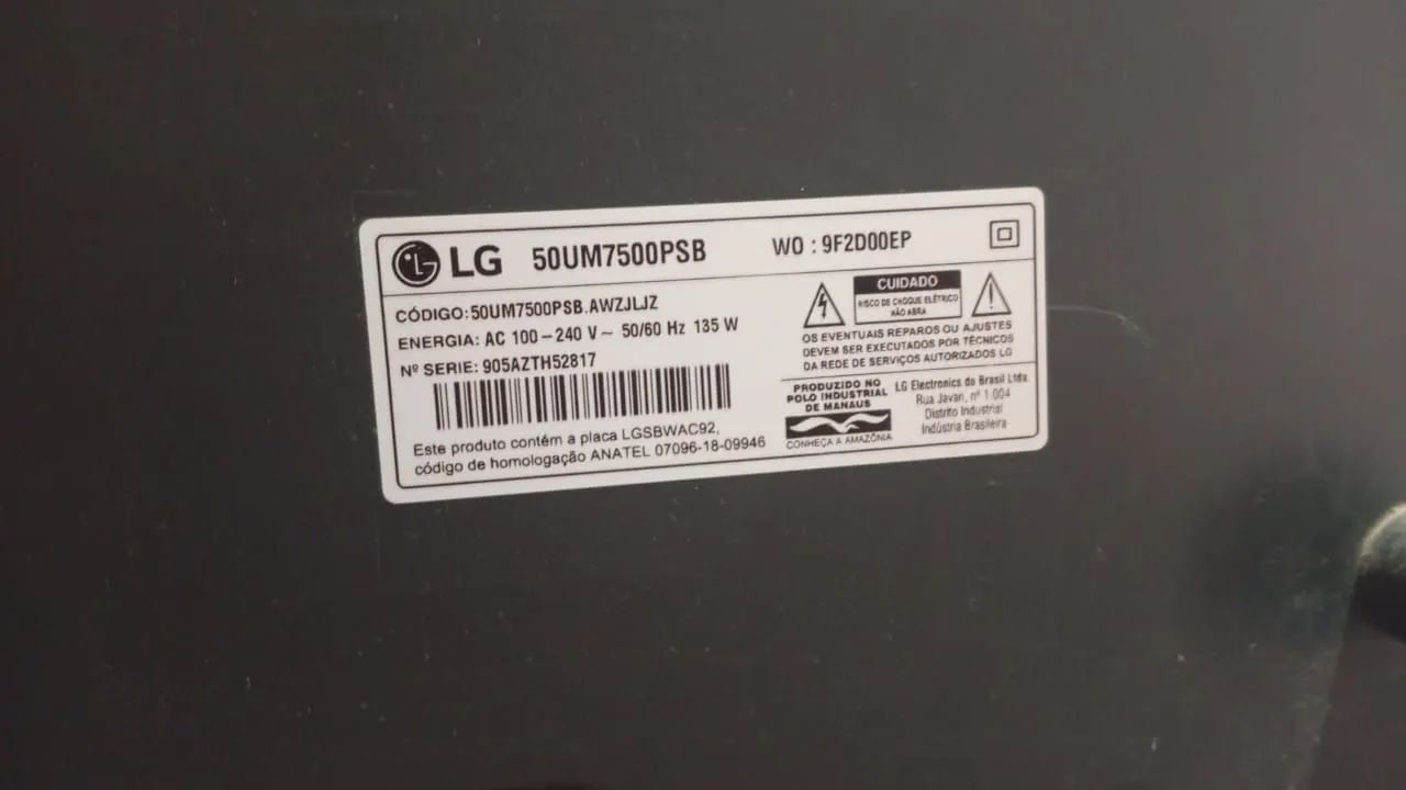 Televisão de 50 polegadas da lg - Foto 5