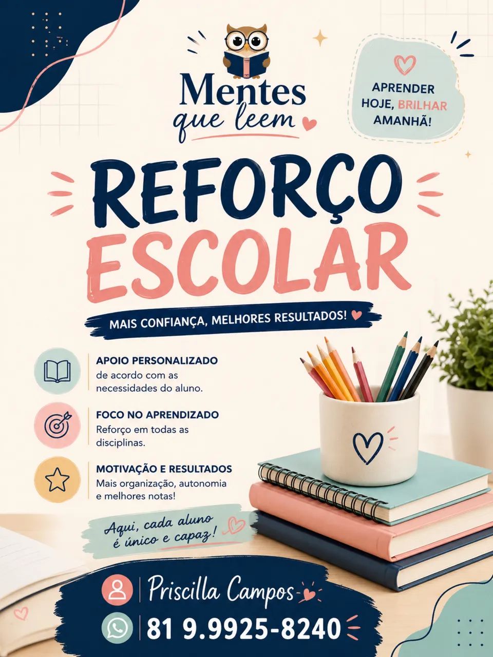Reforço Escolar Personalizado 
