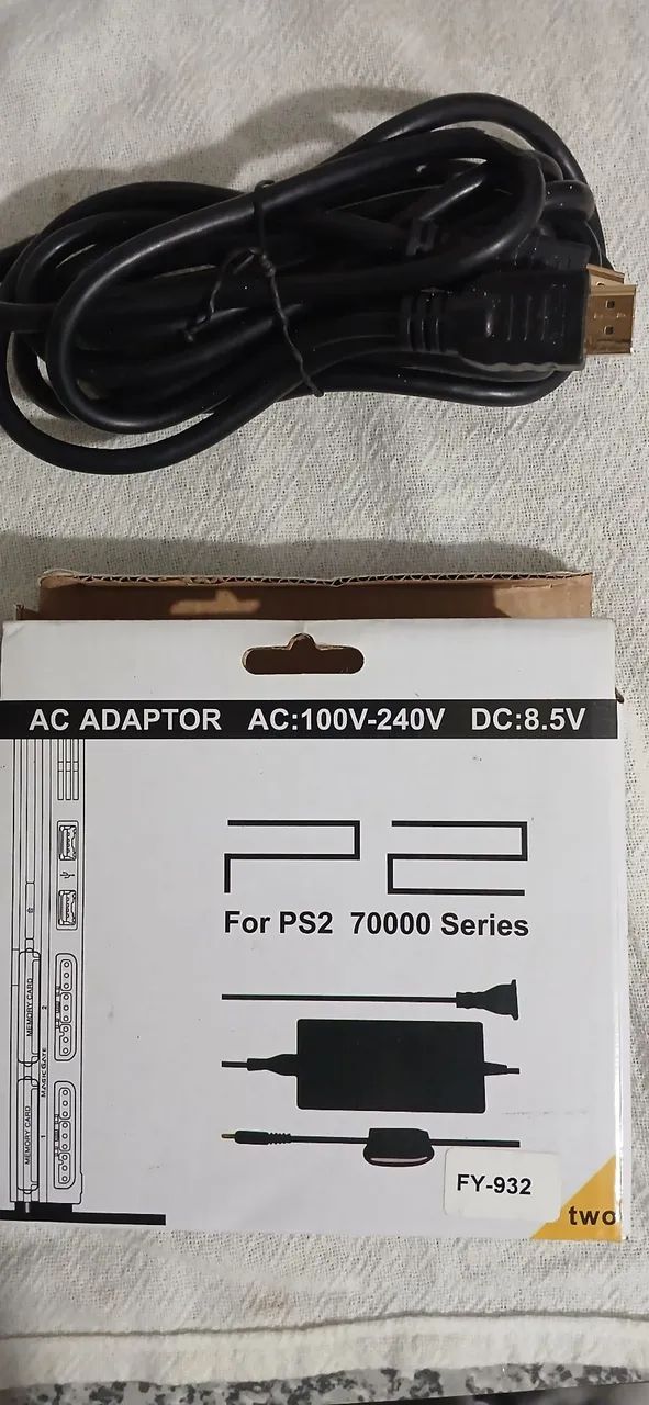 Fonte PS2 séries 70000 + Cabo Hdmi