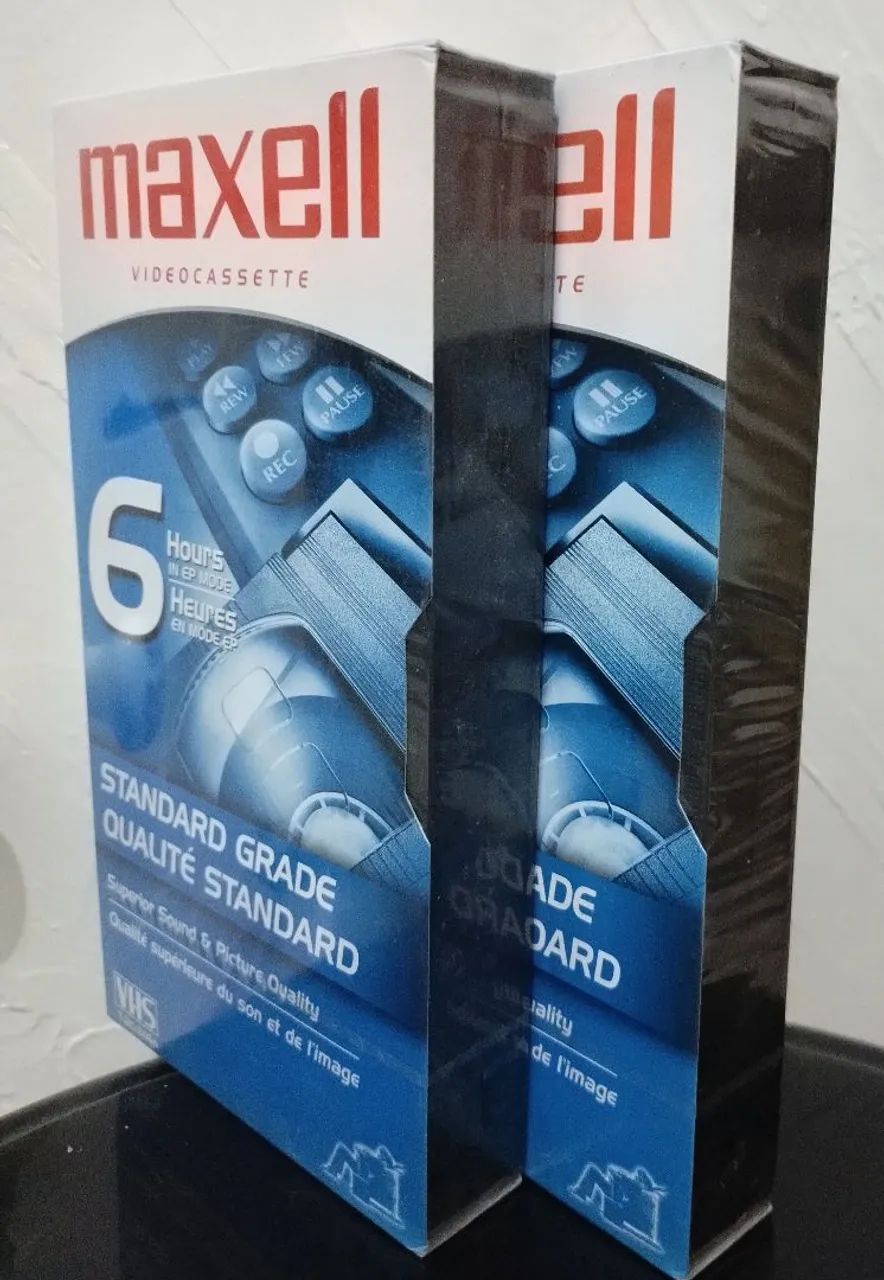 Fitas VHS Maxell, lacradas.  - Foto 3