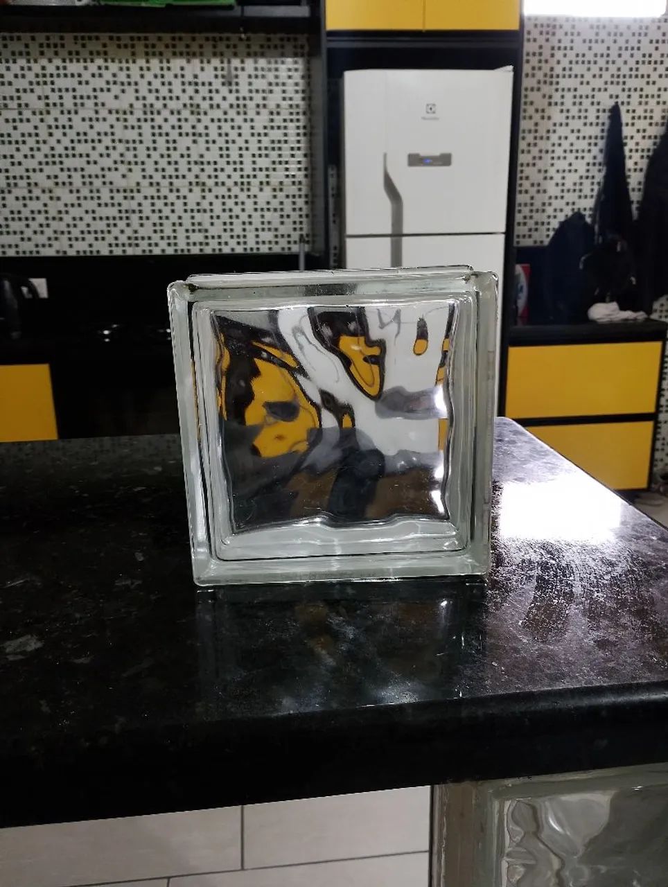 Tijolinhos de vidro transparente em perfeito estado (47 peças)