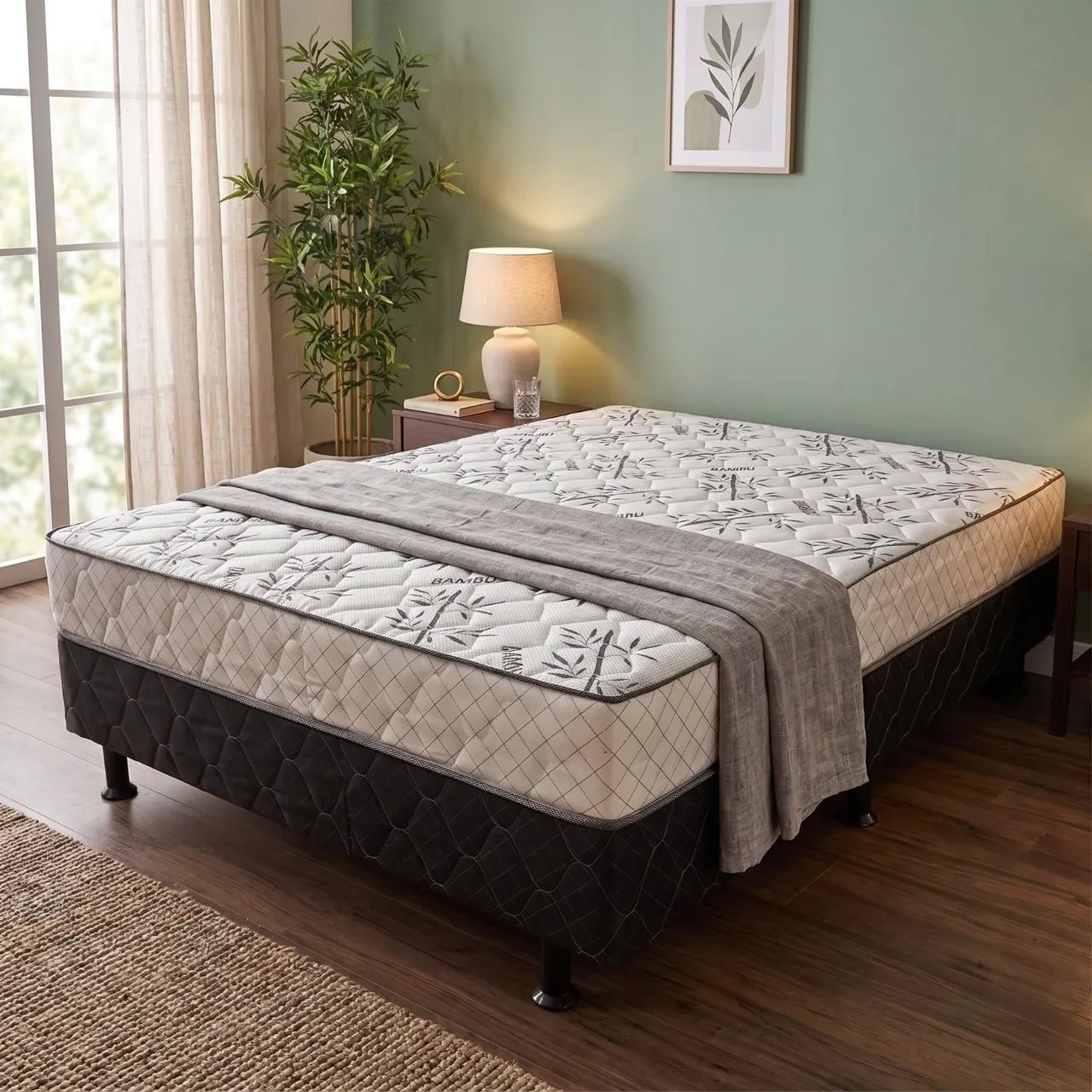 PROMOÇÃO - CAMA BOX MÔNACO CASAL 1.38CM 