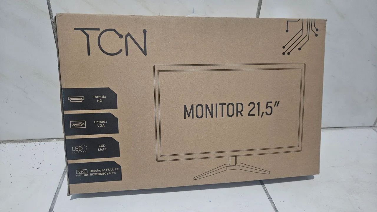 Monitor TCN 21.5" NOVO com Nota fiscal 