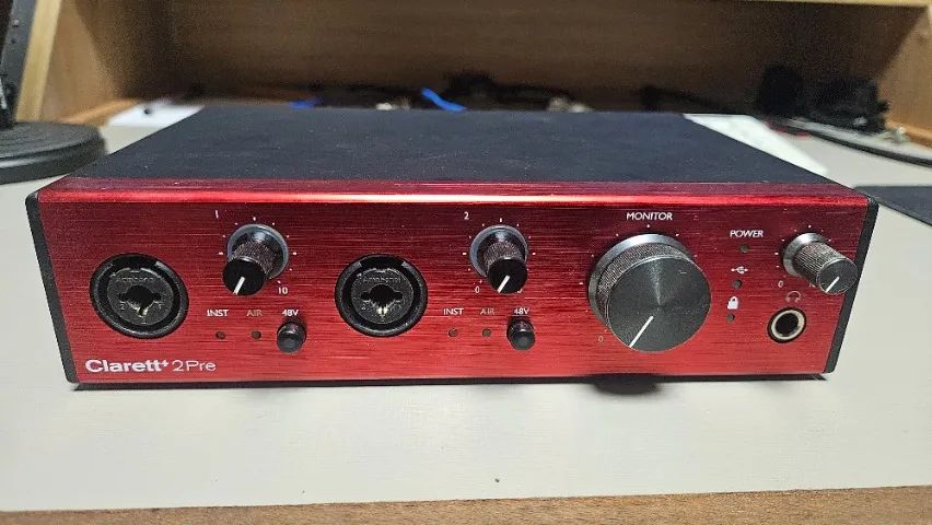 FOCUSRITE CLARETT+ 2PRE ? INTERFACE PROFISSIONAL ? R$ 4.200