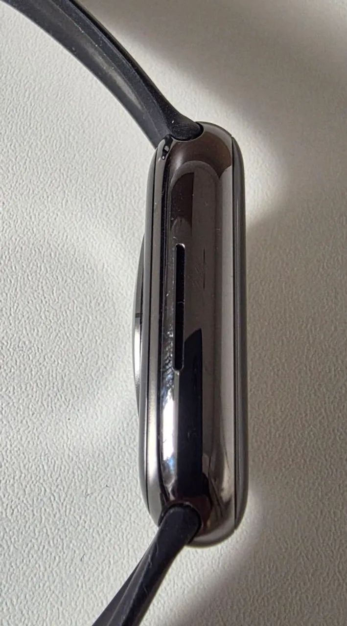 Apple Watch series 9 AÇO INOXIDÁVEL (45mm), Vidro de Safira, Lte + 11 Pulseiras-Impecável - Foto 5