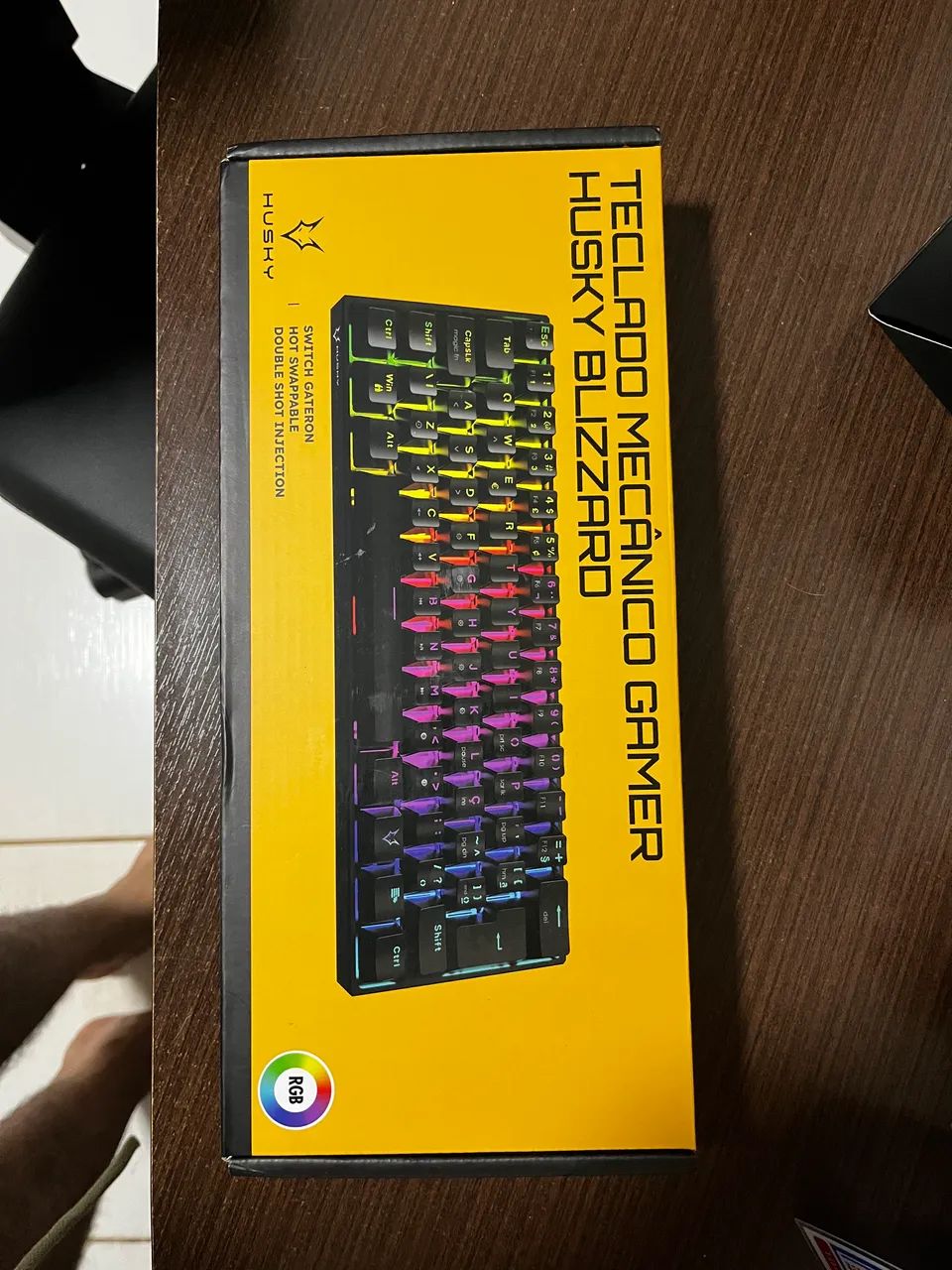 Teclado husky blizzard preto - Foto 2