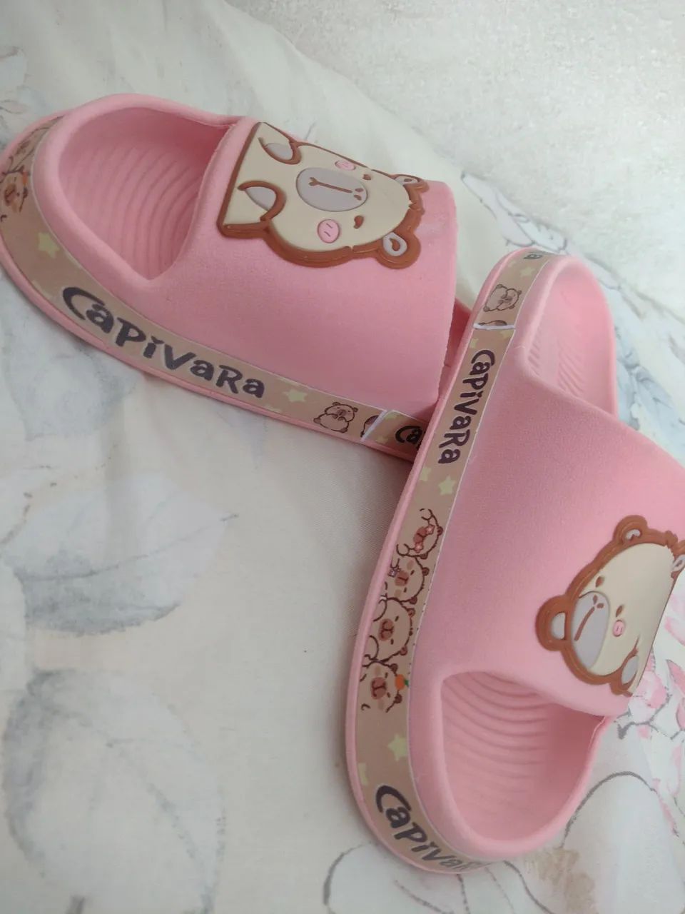 Chinelo Infantil Menina de Capivara  - Foto 4