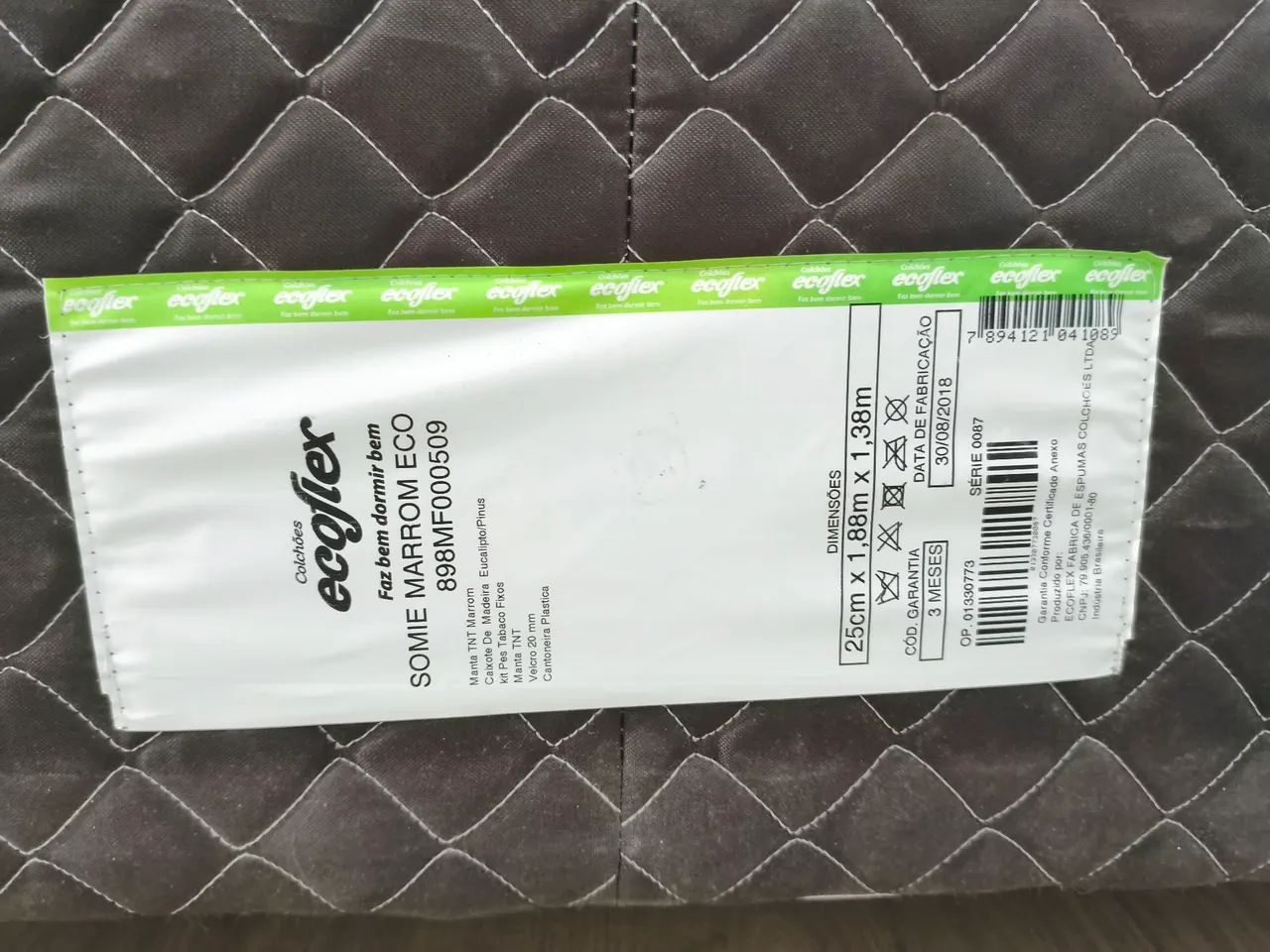 Cama de casal Ecoflex ? colchão + base - Foto 4