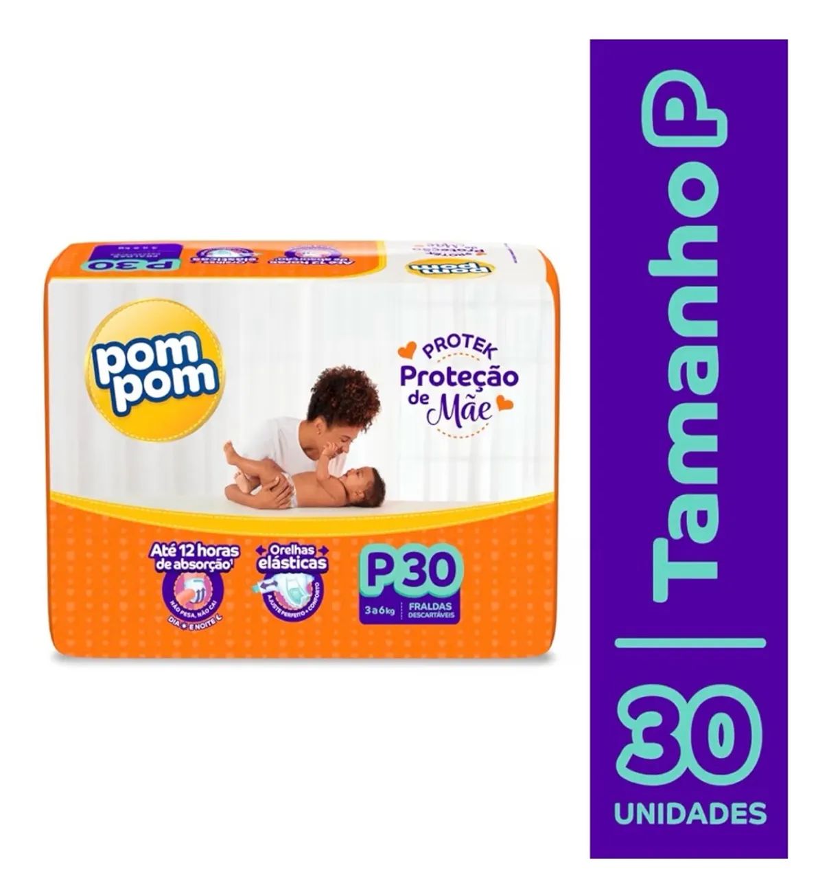 Fralda Pompom Protek P - Foto 2