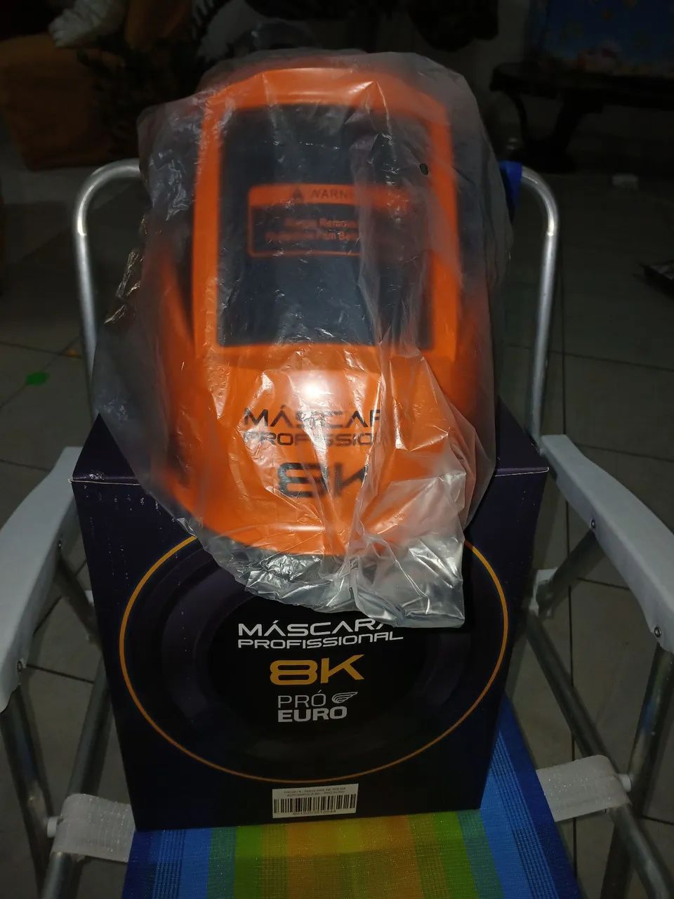 Máscara de solda profissional 8k top de linha - Foto 2