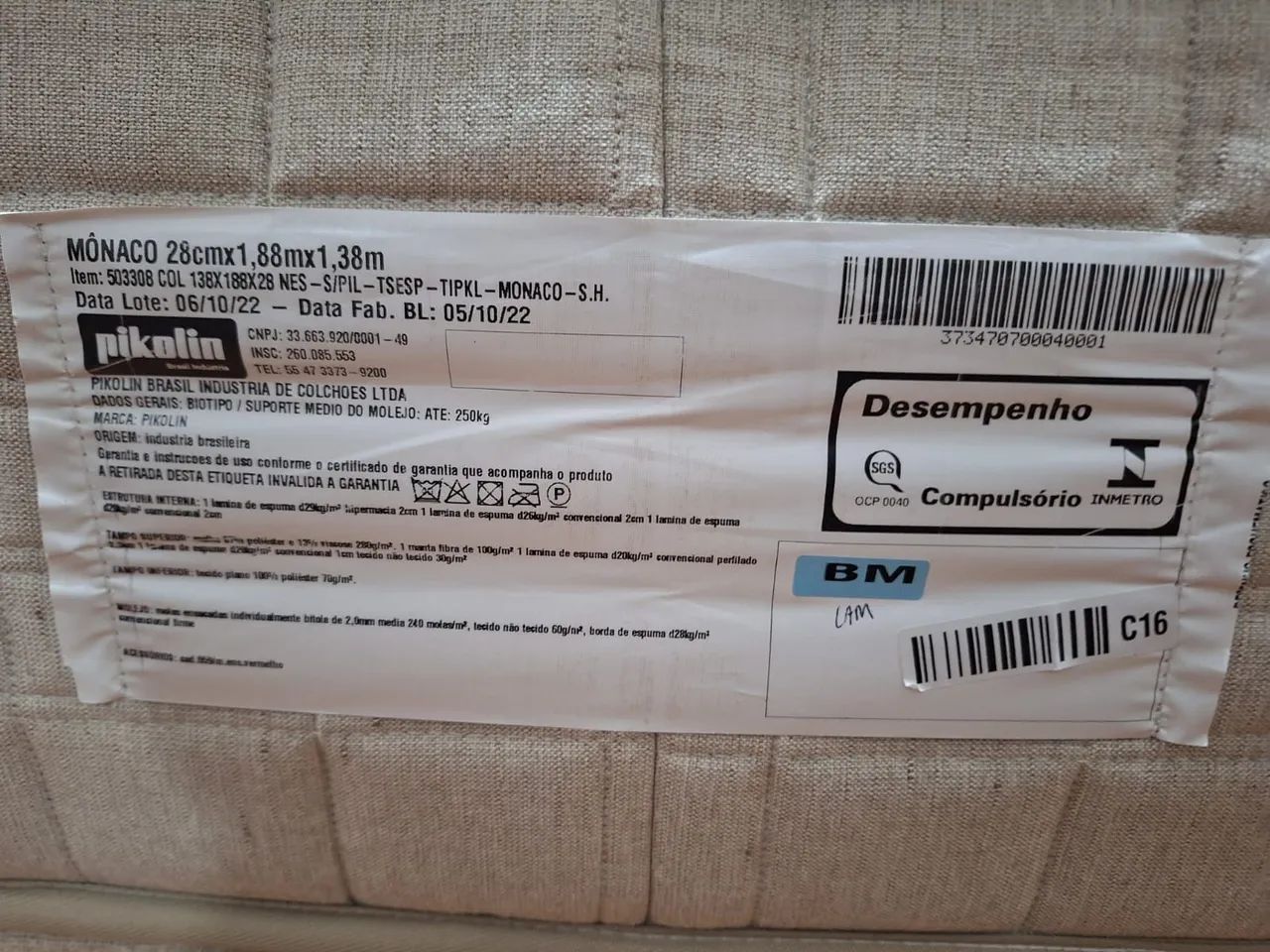 Cama box casal com colchão  - Foto 5