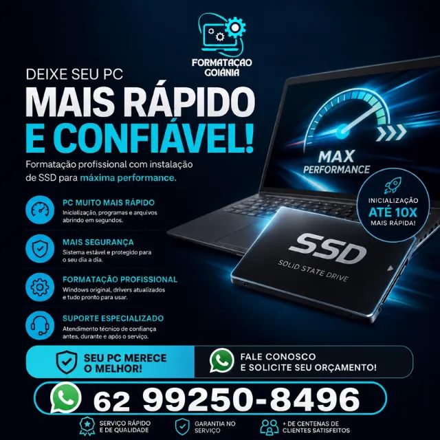  SSD + Formatação Goiânia