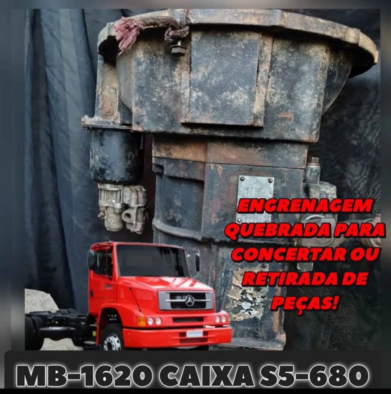 Câmbio S5-680 Mb1620 para peças ou reformar