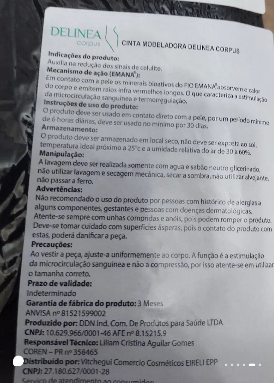 Cinta modeladora Delinea Corpus - Foto 3
