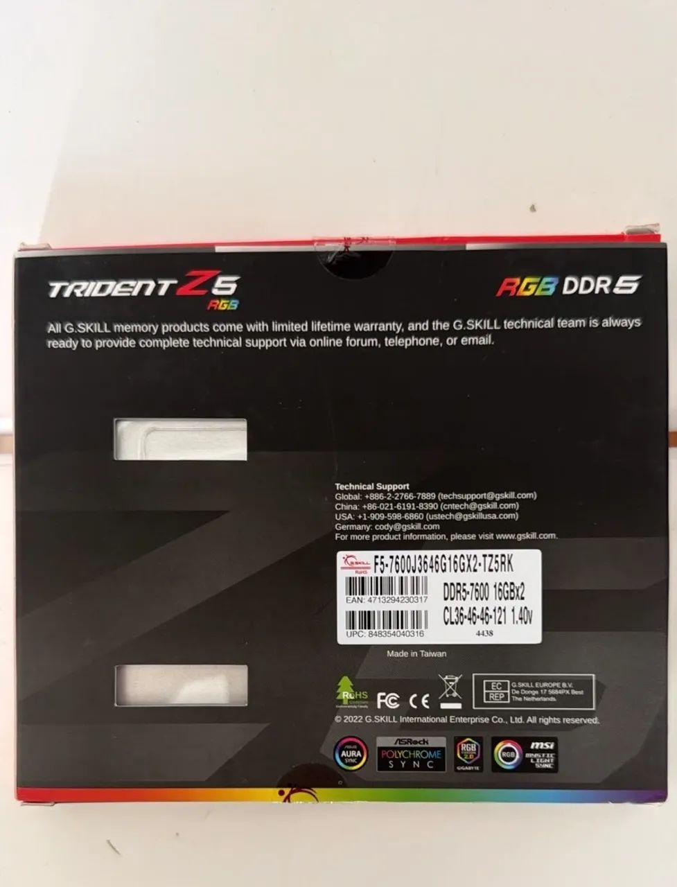 G.SKILL TRIDENT Z5 RGB - CL36-46-46-121 - Foto 2