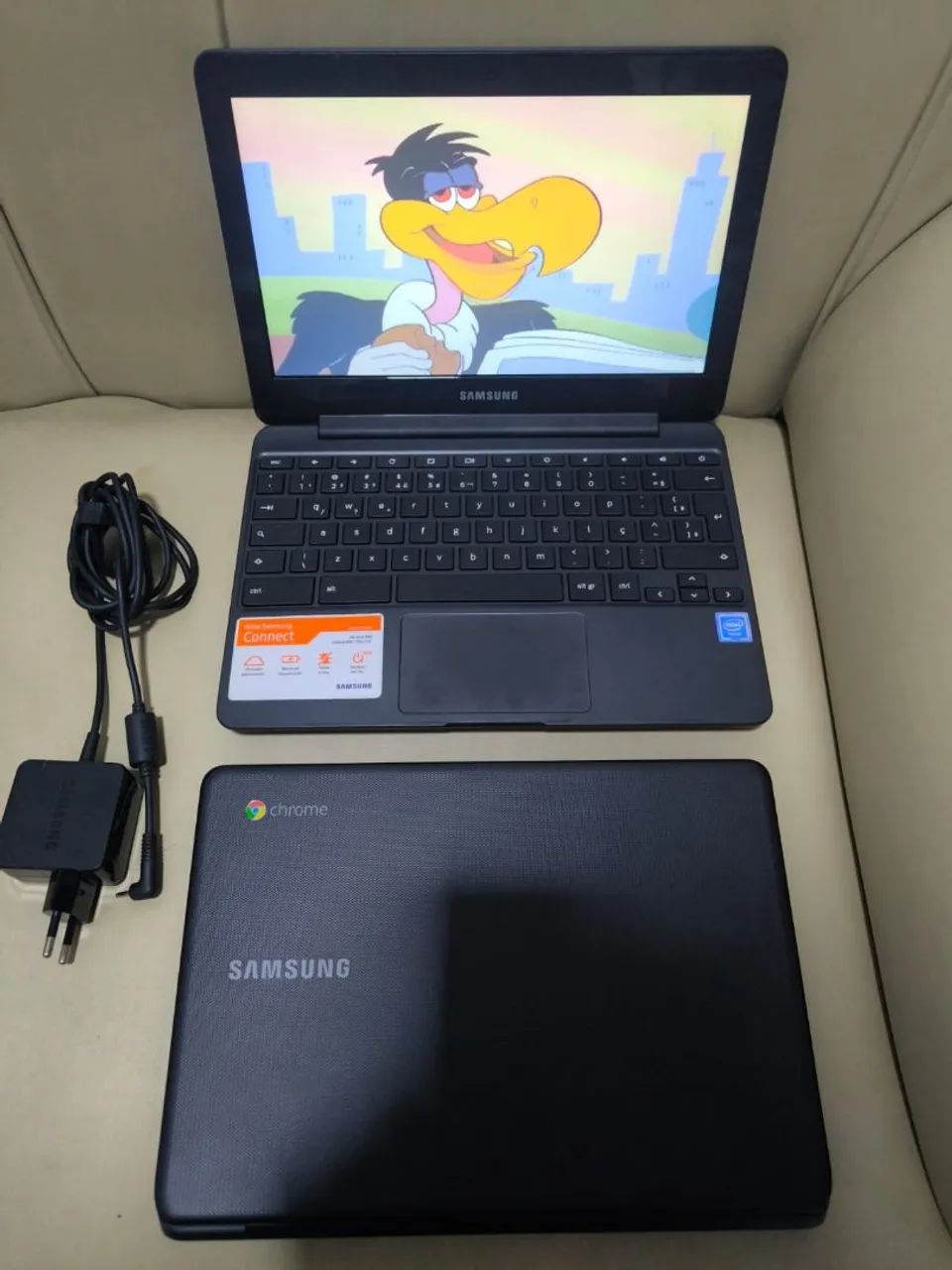 Cromebook Samsung carregador original 