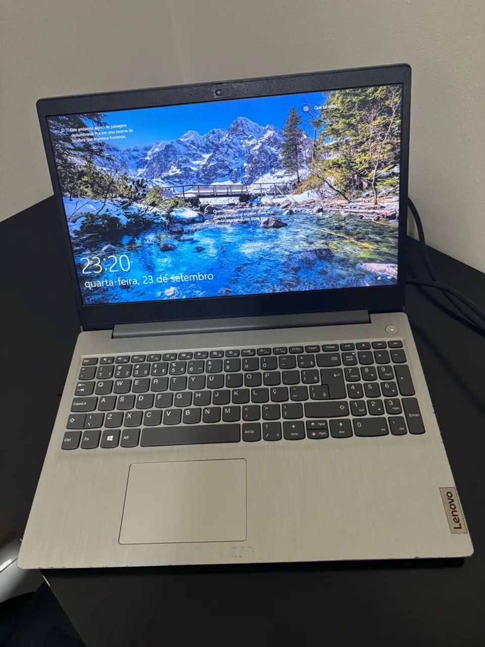Notebook Lenovo 256GB SSD Tela 15,6