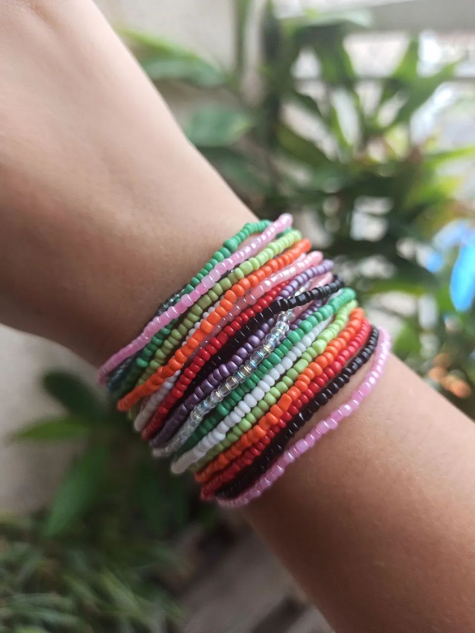 Conjunto pulseiras de miçanguinhas (10 unidades) - Foto 4