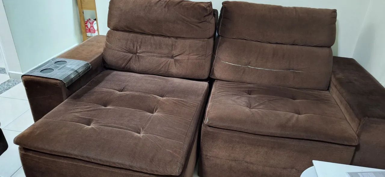 Vende se sofá retrátil 200.00 reais  - Foto 2