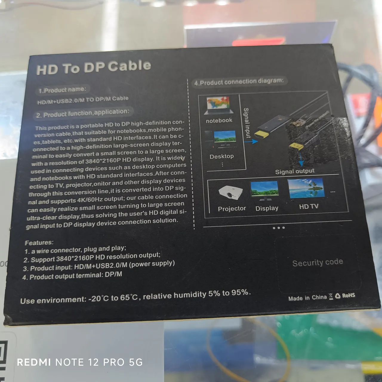 Cabo adaptador display port para HDMI  - Foto 2