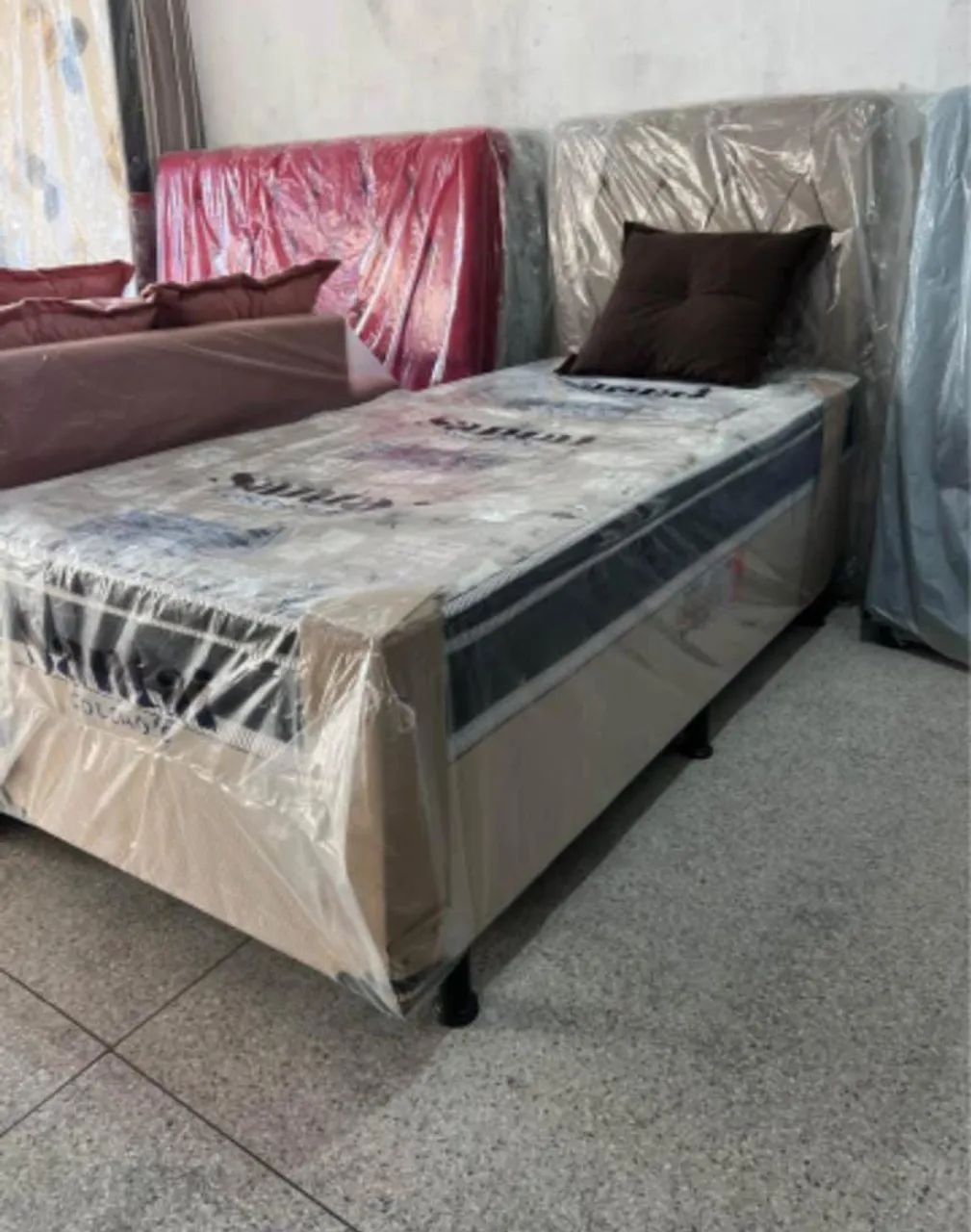 Cama solteiro pillow 12cm 