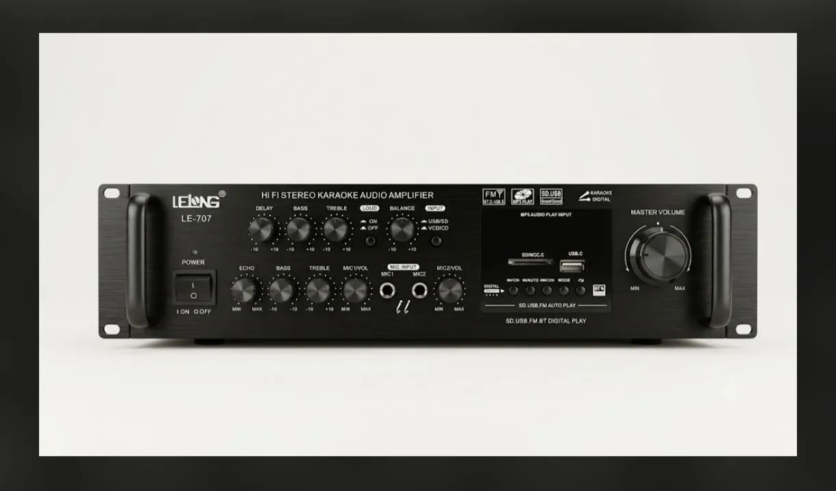 Amplificador / Receiver Lelong LE-707 - Foto 2