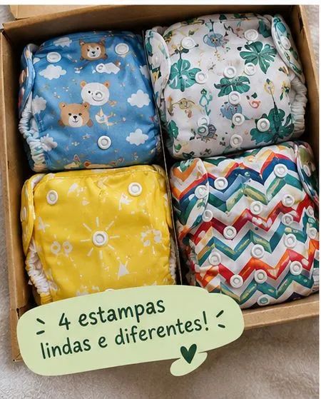 KIT DE FRALDAS REUTILIZÁVEIS HUGGIES ECO PROTECT - Foto 2