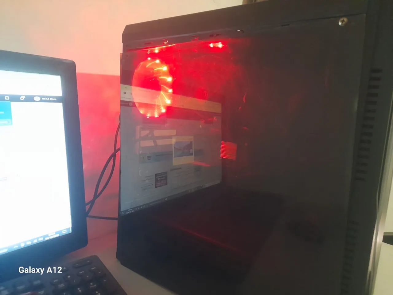 Pc Gamer i5 SSD Ddr4 Monitor 24 Polegadas CPU Acrílico Led Teclado e Mouse Sem Fio Wi-Fi - Foto 5