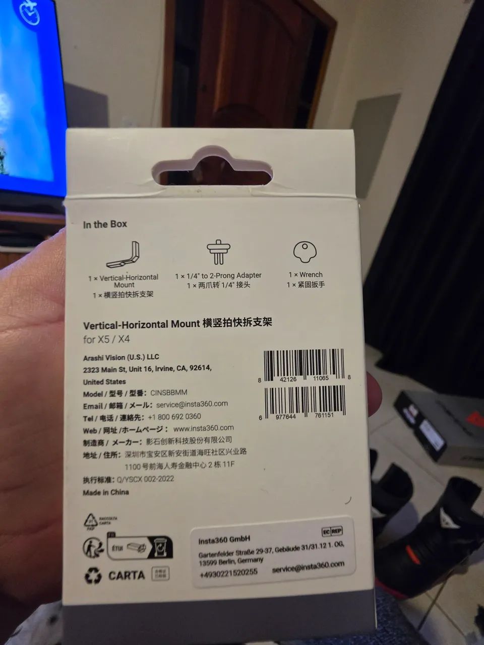 Insta360 Vertical Mount495416806914795522