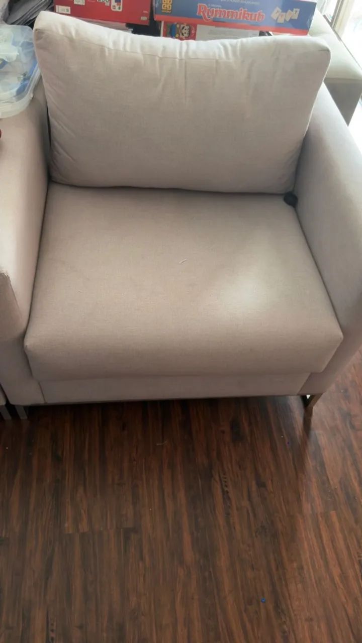 2 poltronas cinzas  - Foto 3