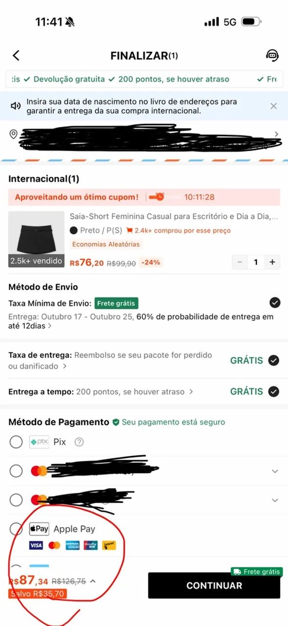 SHORTS SAIA MODELO ZARA - Foto 3