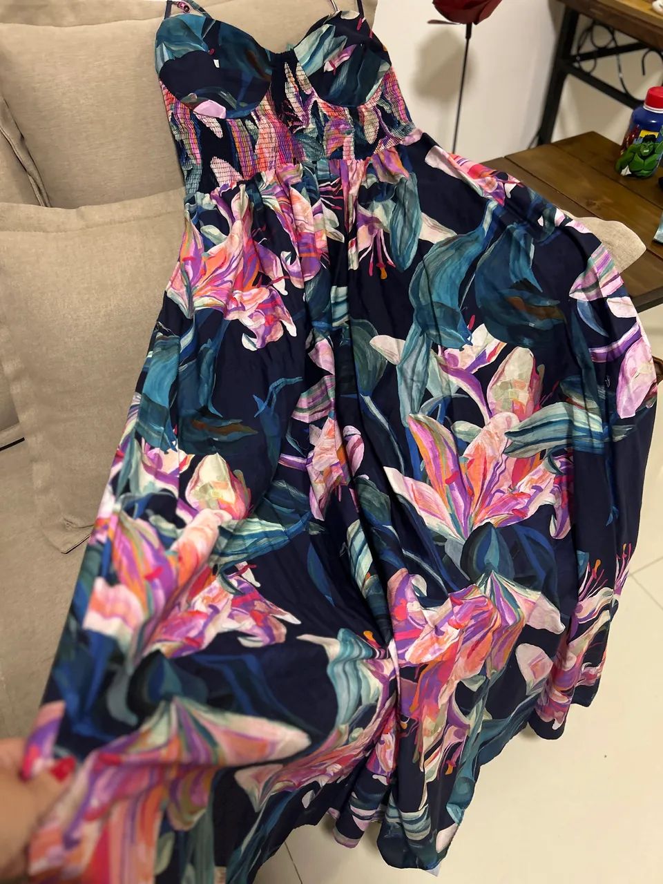 Vestido farm tamanho G novíssimo  - Foto 4