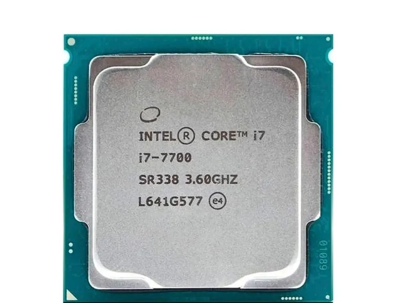 Intel core i7 7700 (7°Geração) 4 núcleos e 8 threads