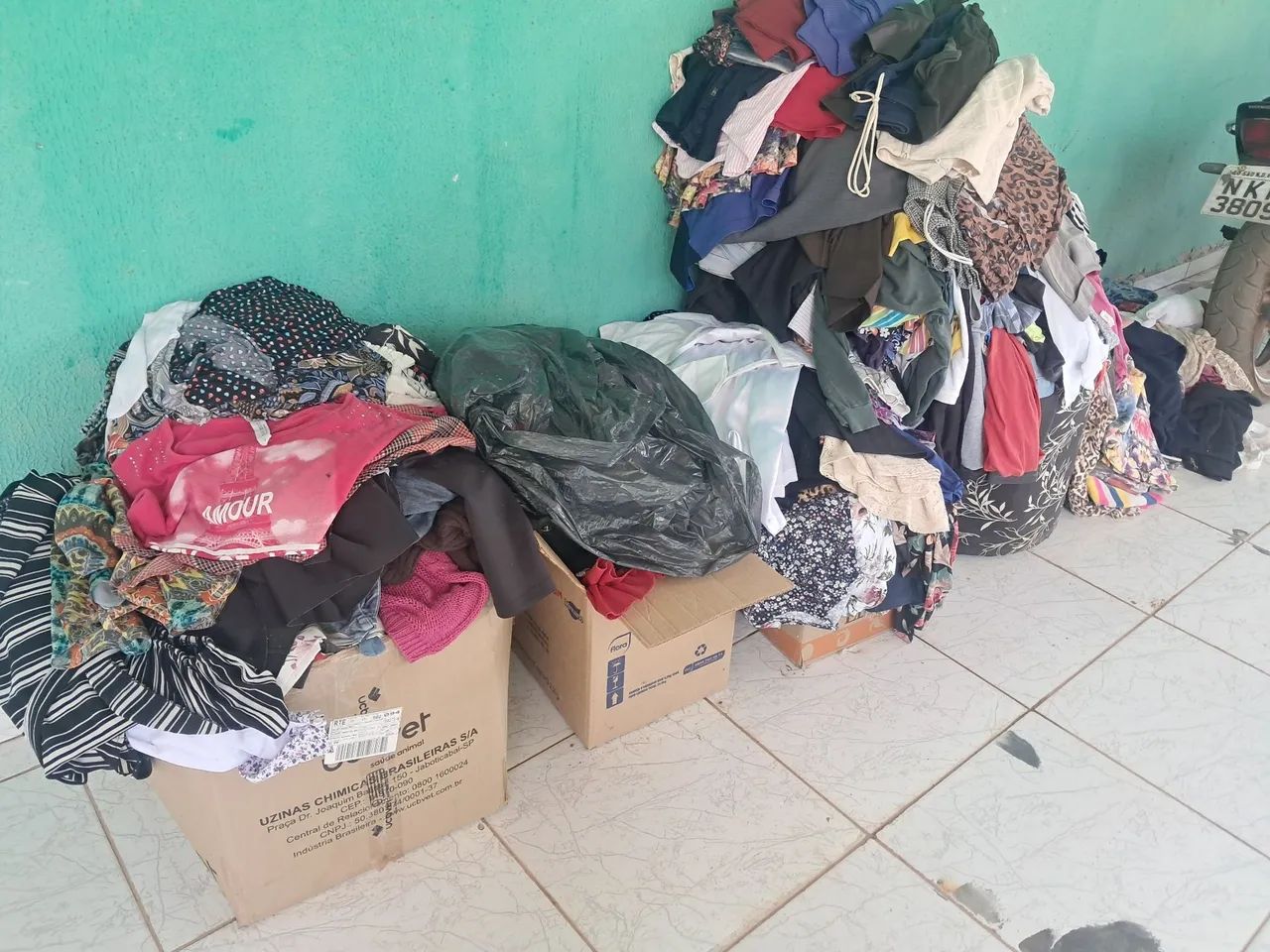Pacote de roupas 