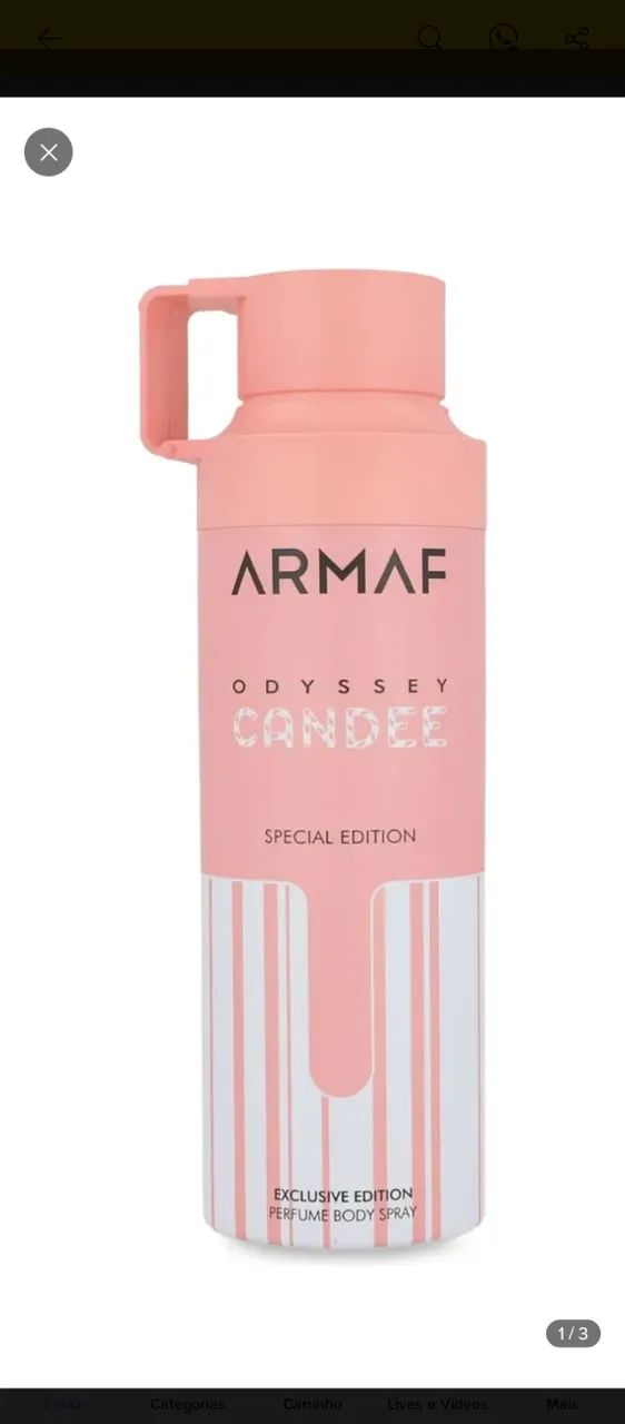 Perfume Árabe Armaf Spray Candee