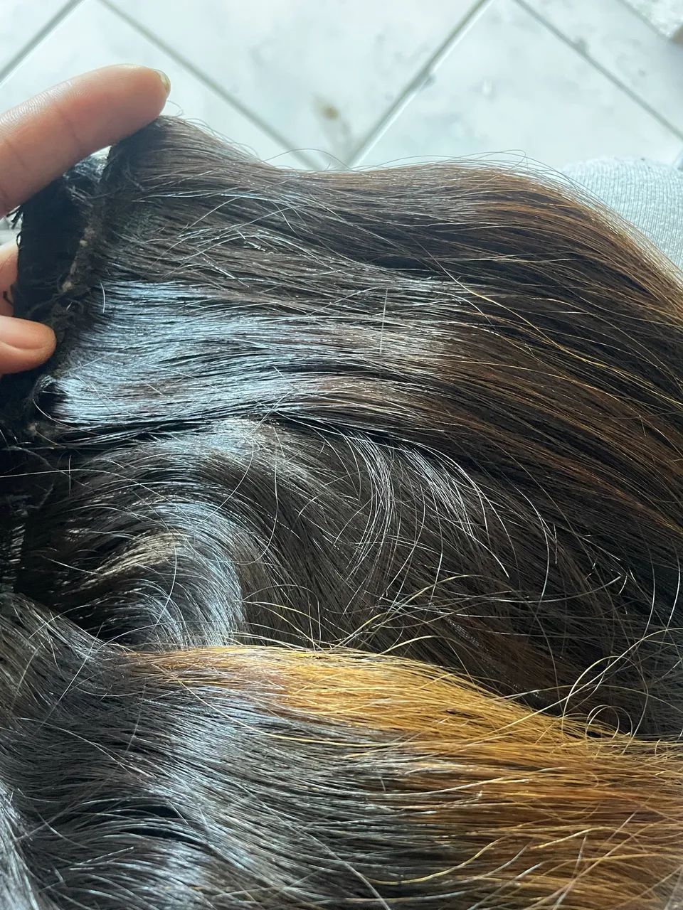 Vendo cabelo 50cm Brasileiro PURO 100% - Foto 2